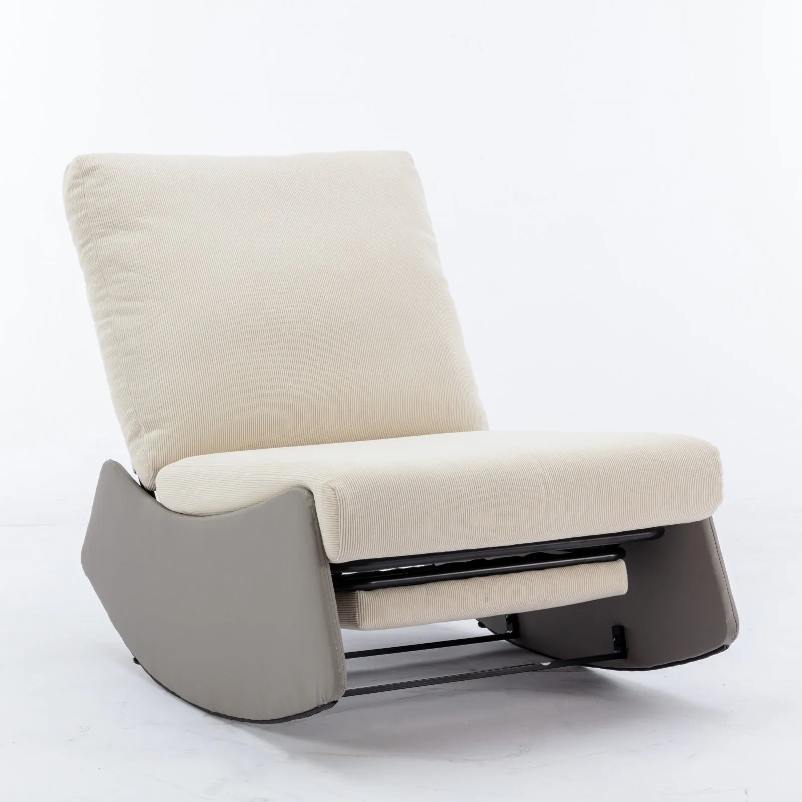 Stella Modern Rocking Chair Recliner - Gray Beige