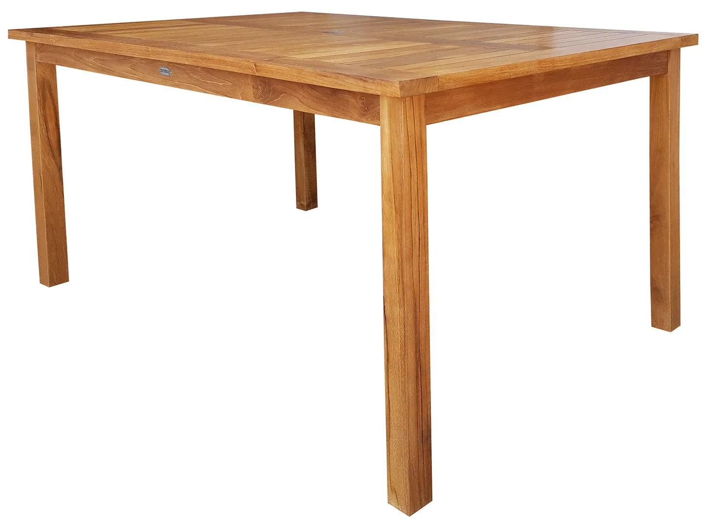 Teak Wood Bermuda Rectangular Patio Bistro Table, Dining Height (55", 63" and 71" sizes)