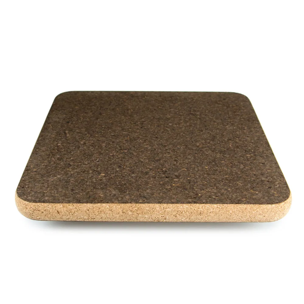 The Essential Ingredient Square Cork Mat - Burnt