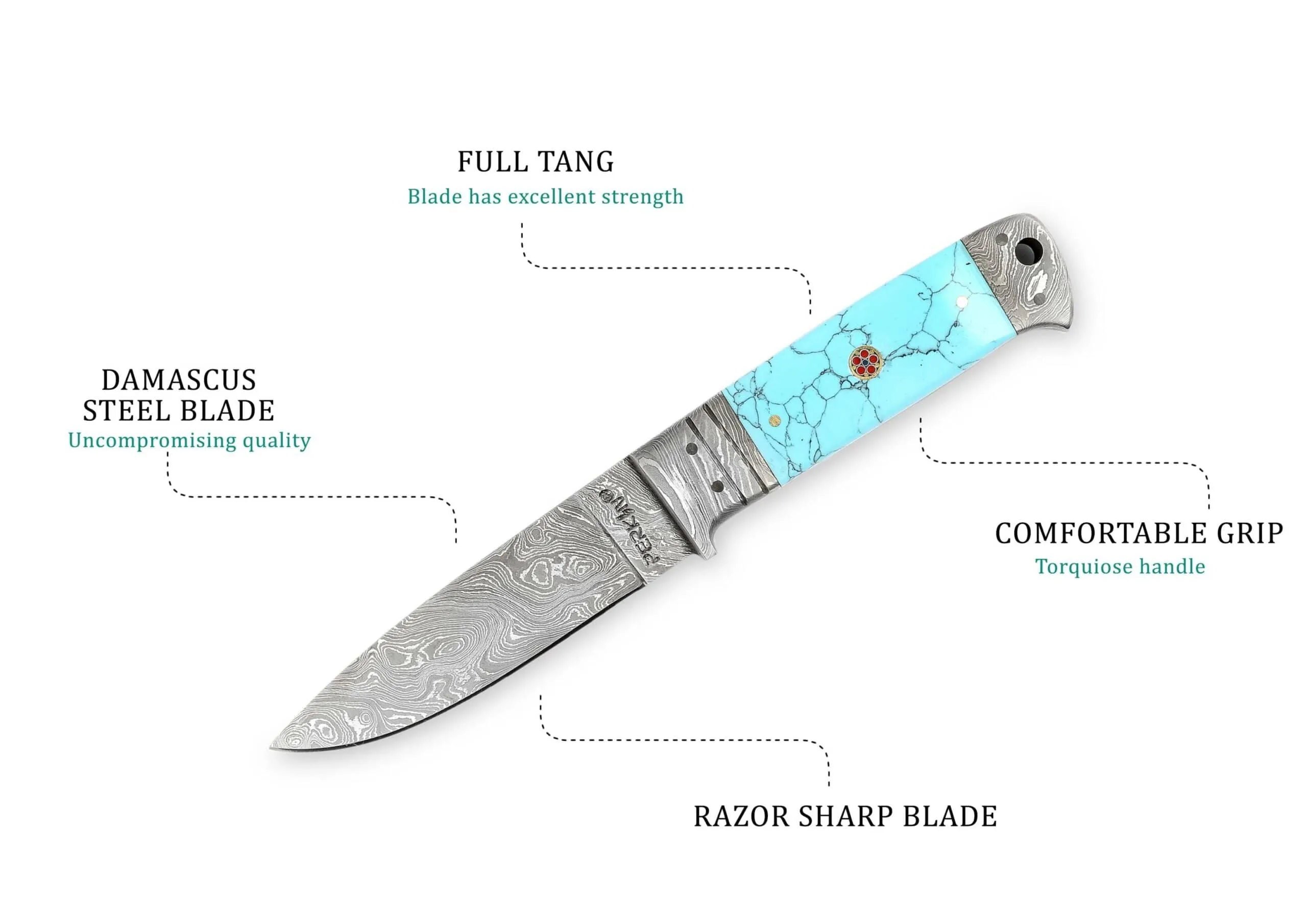 The Ultimate All-Purpose Damascus Knife - 9.0 inches