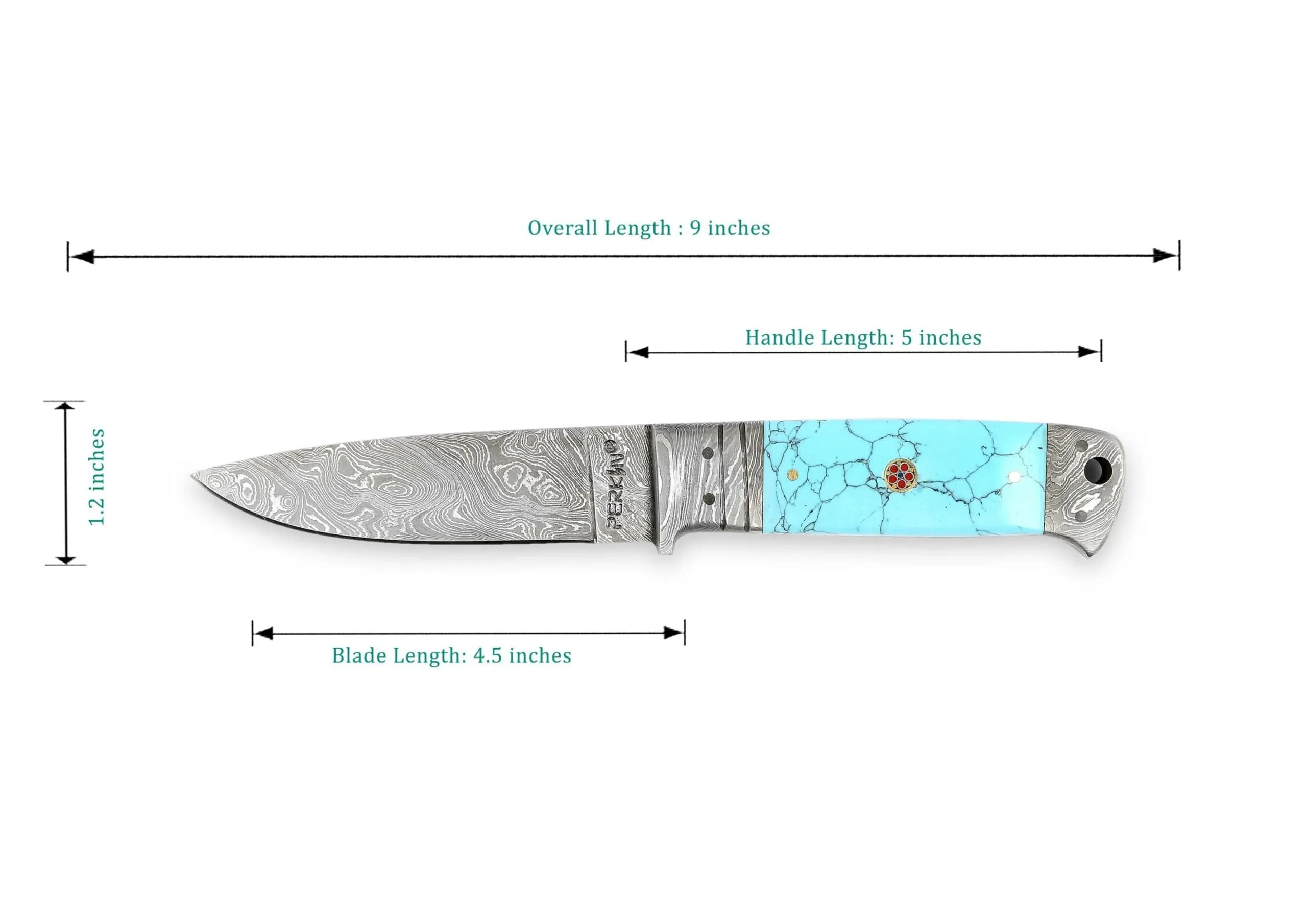 The Ultimate All-Purpose Damascus Knife - 9.0 inches