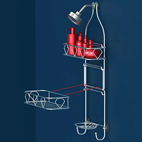 Vdomus 3 Tier Shower Caddy Bathroom Organizer Soap Holder 11.6x5x24.2 Inch