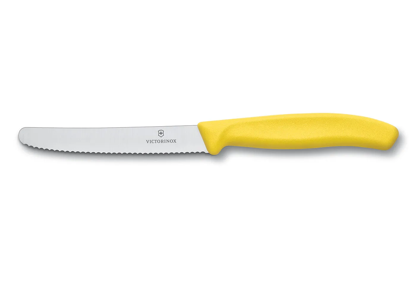 Victorinox Yellow Serrated Round Knife 4" 1pc