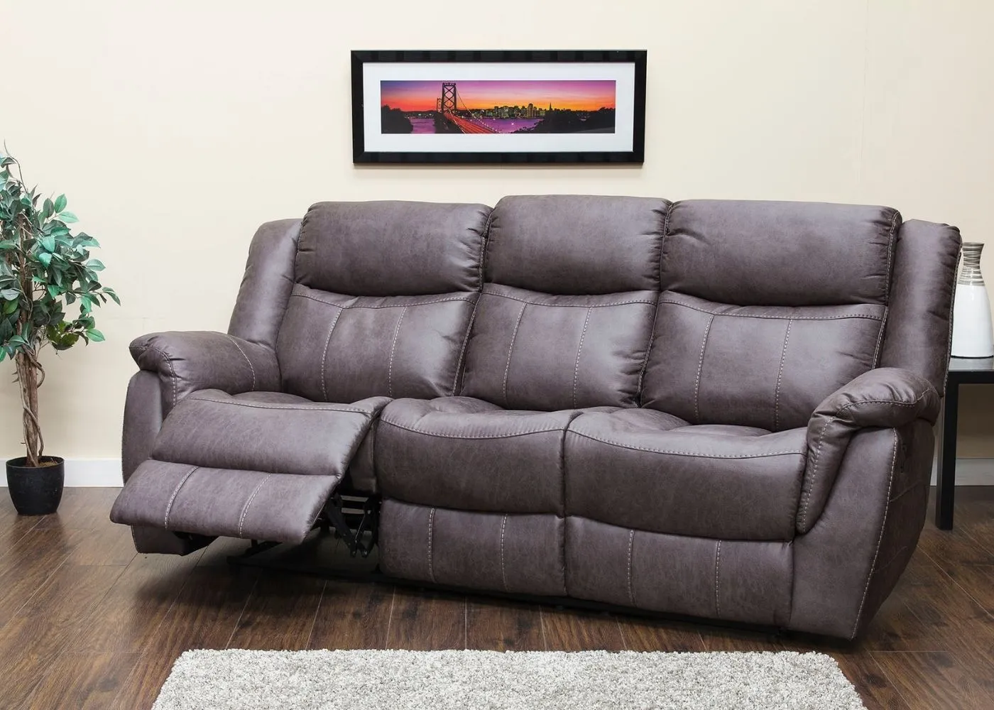 Walton Fabric Fully-Reclining Sofa Range by Sofa House