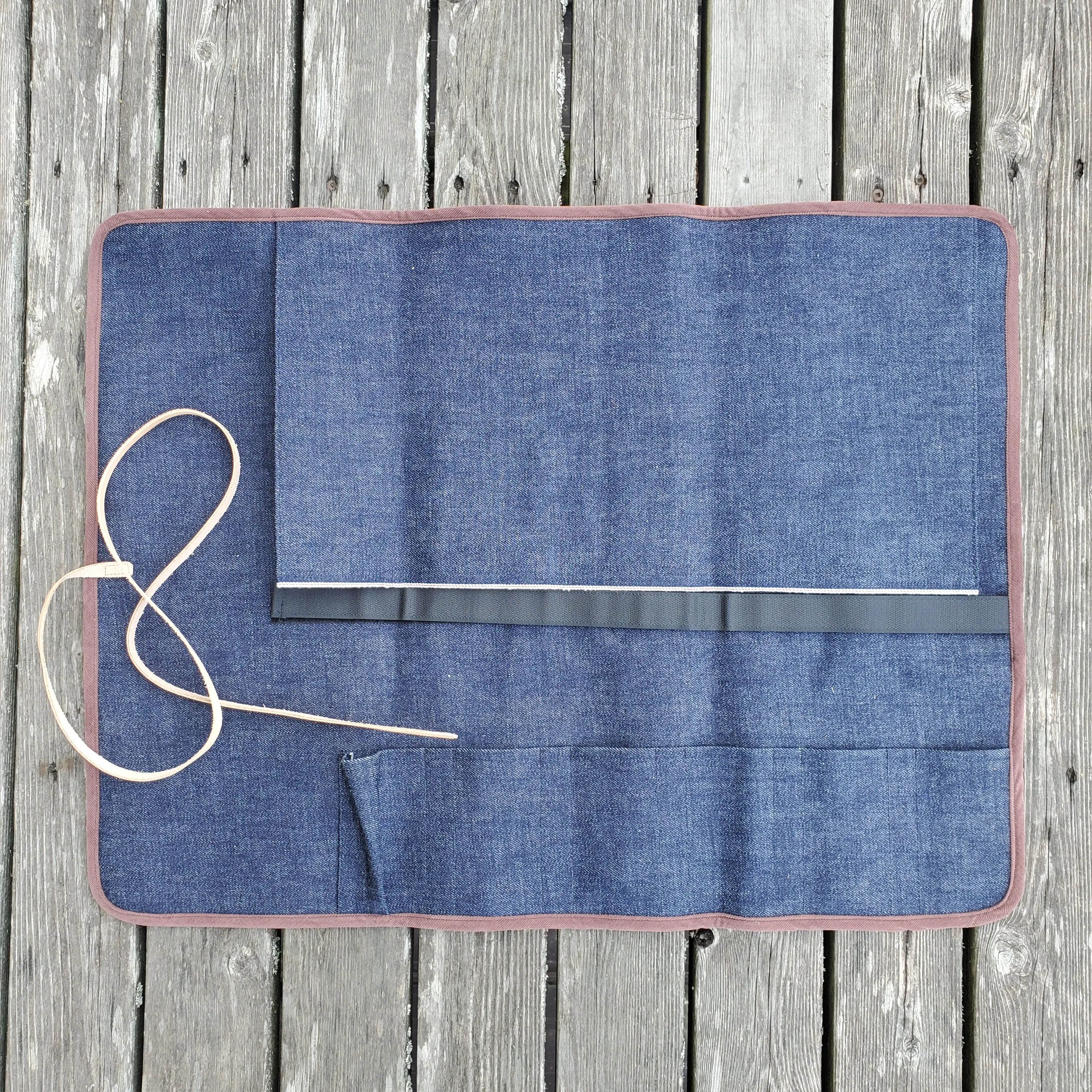 West Japan Tools - Knife Roll - Denim